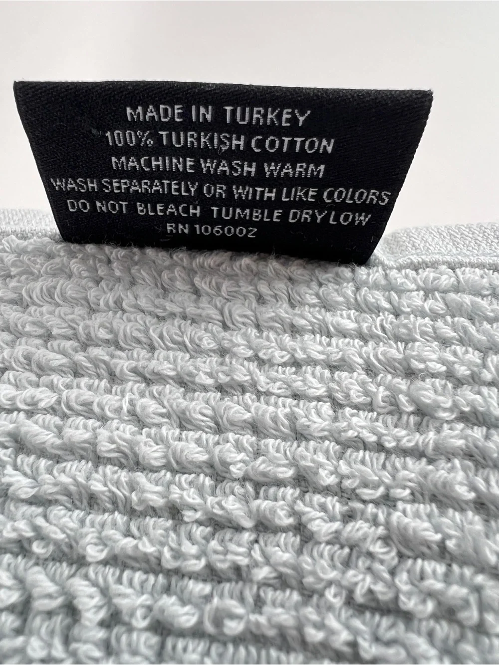 Hotel Balfour Bath Towels Light Blue Soft Turkish Cotton Made in Turkey 2 Pc NEW
